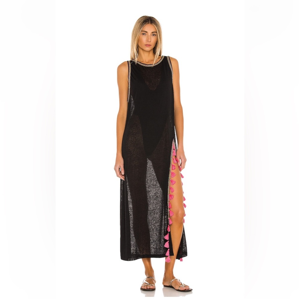 Pitusa tassel slit dress - never worn- xs